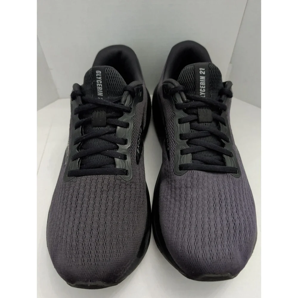 Brooks Glycerin 21 Black Running Shoes DNA LOFT 1204081B020 Men's 9.5 2E Wide